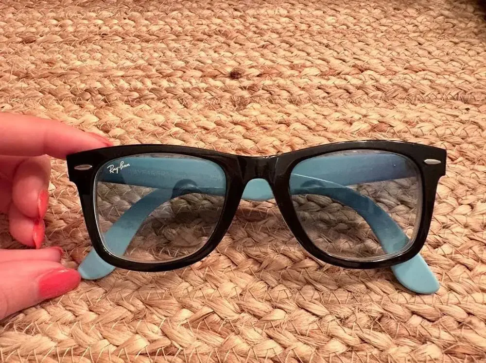 Ray-Ban RB2140 Wayfarer Sunglasses Black and Blue